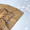 Foulard Damier - Caramel