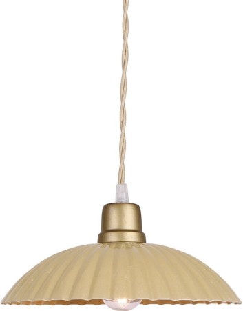 Suspension Léontine Taille L - Jaune