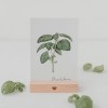 Porte-cartes en bois - Coeur