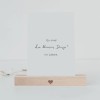 Porte-cartes en bois GM - Coeur