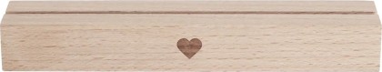 Porte-cartes en bois GM - Coeur