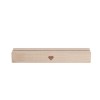 Porte-cartes en bois GM - Coeur