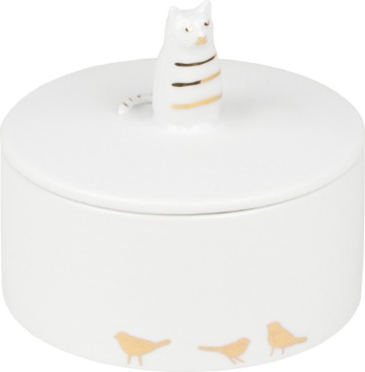 Boîte en porcelaine - Chat