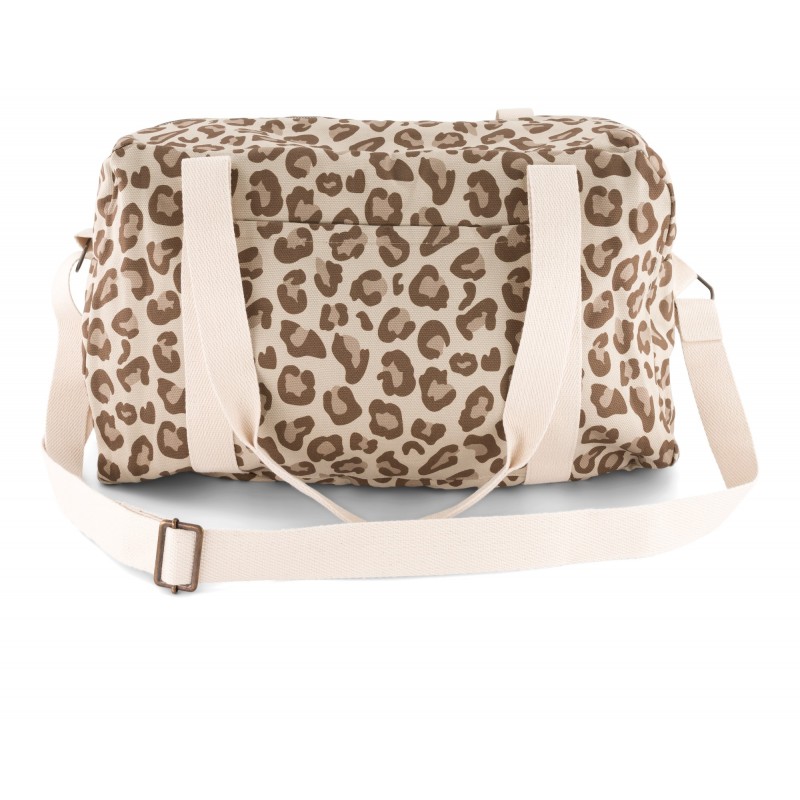 Sac polochon Raphael - Imprimé leopard Naturel