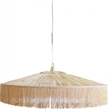 Suspension Parasol à franges dorées - Taille M