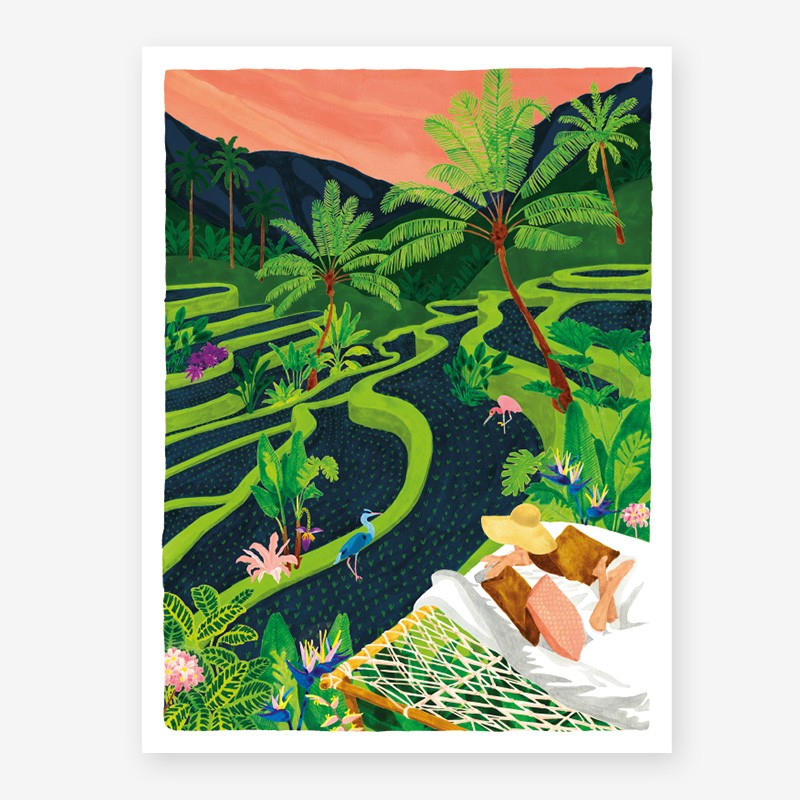 Affiche Bali - 30x 40cm