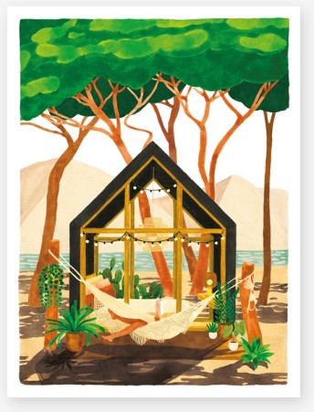 Affiche Cap Ferret - 30x 40cm