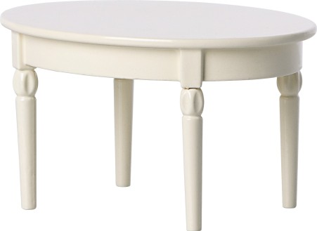 Grande table ovale blanche - Maileg