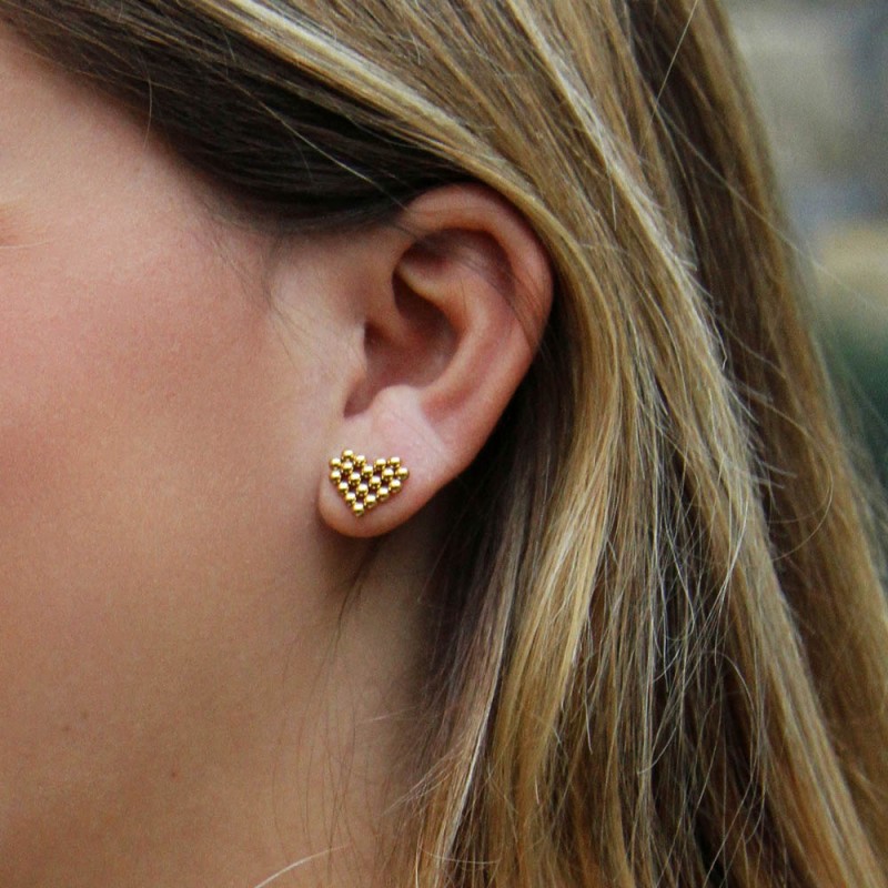 Boucles d'oreilles - Coeur