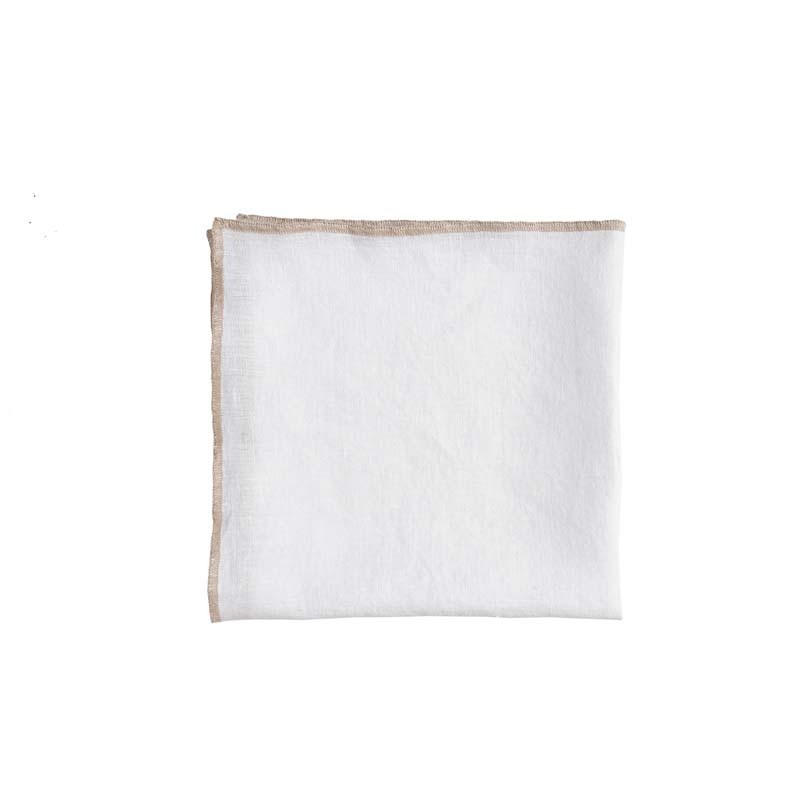 Serviette de table Venise - Blanc