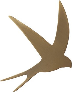 Bijou mural aimanté grand modèle 2 - Hirondelle