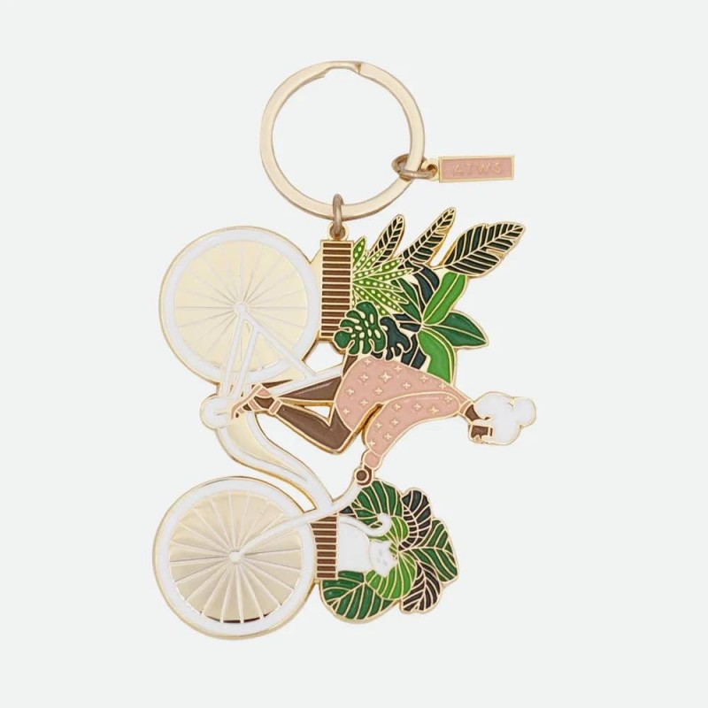 Porte-clés - Femme vélo
