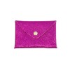 Pochette en cuir - Fuschia