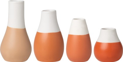 Set de 4 mini vases - Terracotta