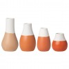 Set de 4 mini vases - Terracotta
