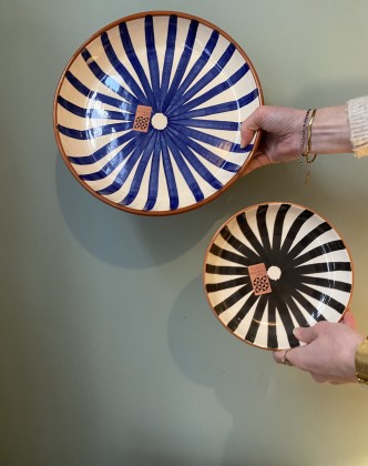 Grande assiette creuse - Terracotta soleil