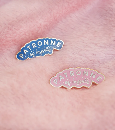 Pins - Patronne rose