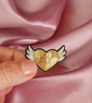 Broche - Coeur ailé