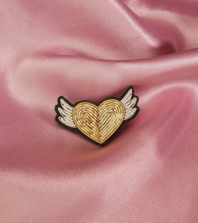Broche - Coeur ailé