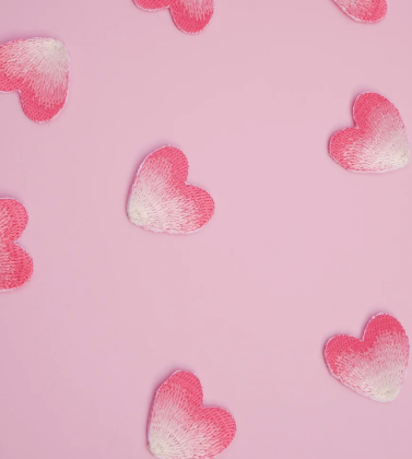 Patch thermocollant - Mini coeur Grenadine