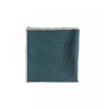 Nappe en lin Venise 160 x 300 - Bleu de Prusse