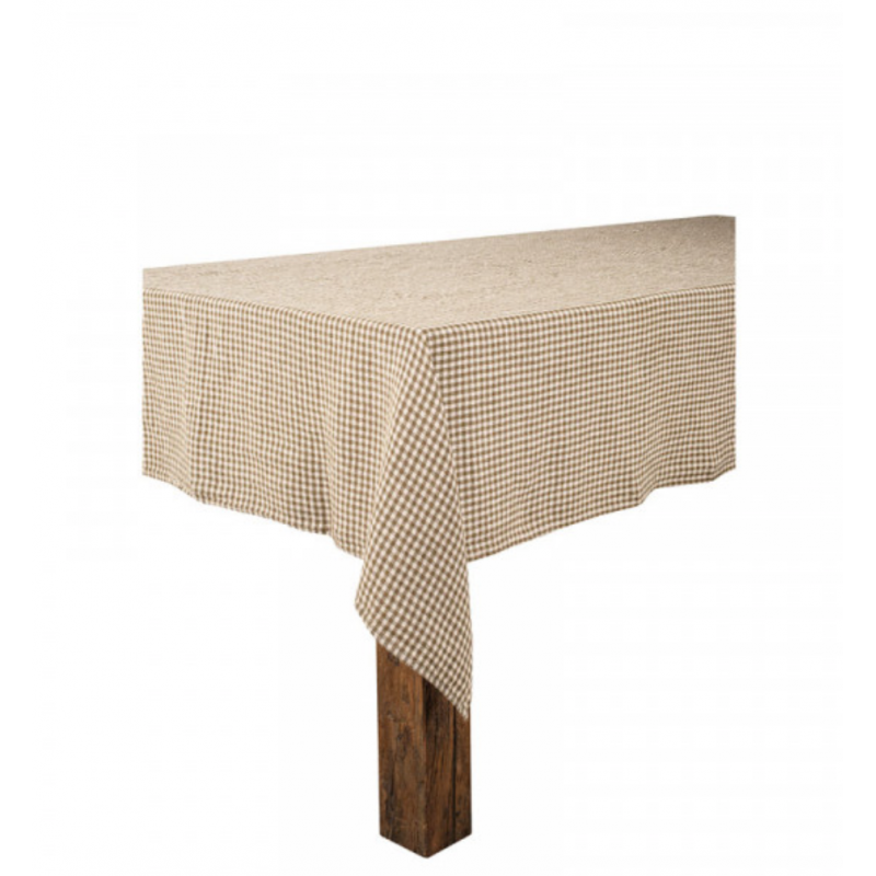 Nappe en lin Piana 160x300 - Kaki