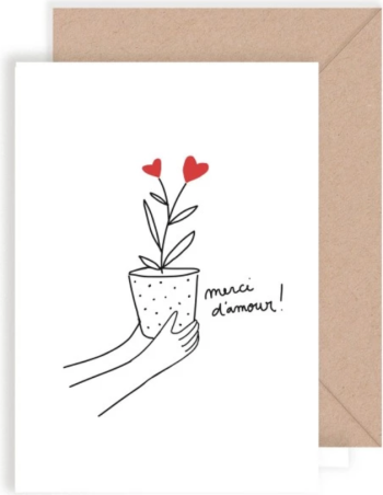 Carte merci d'amour - my lovely thing