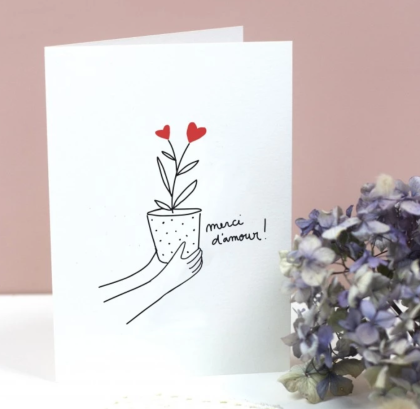 Carte merci d'amour - my lovely thing