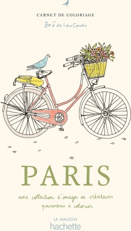 Carnet de coloriage - Paris