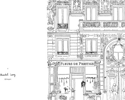 Carnet de coloriage - Paris