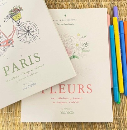 Carnet de coloriage - Fleurs