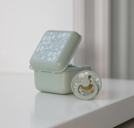 Boite à tétines Liberty - Vert