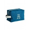 Trousse cube "Beau comme un coq" Iona bleu orage - GM