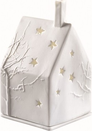 Photophore maison - Branche/Etoiles