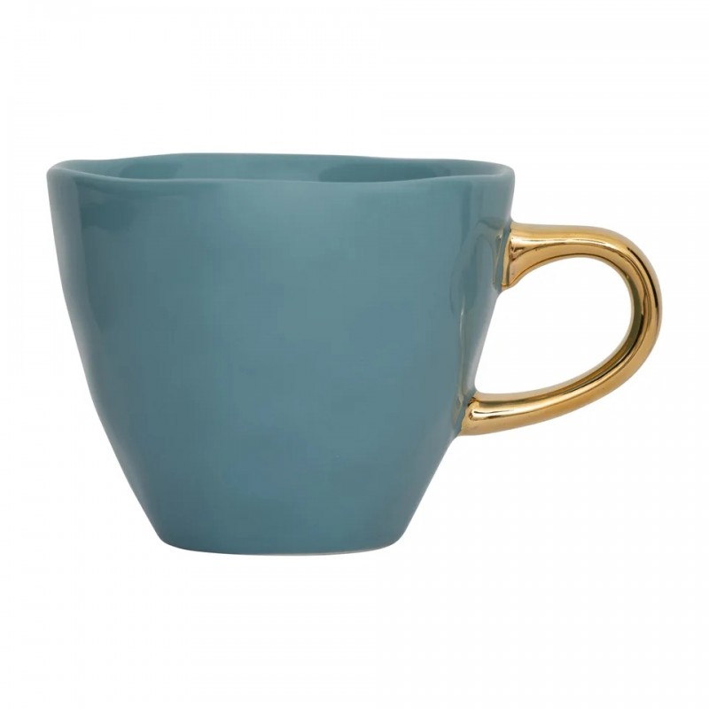 Tasse en porcelaine moyenne - Bleu turquoise