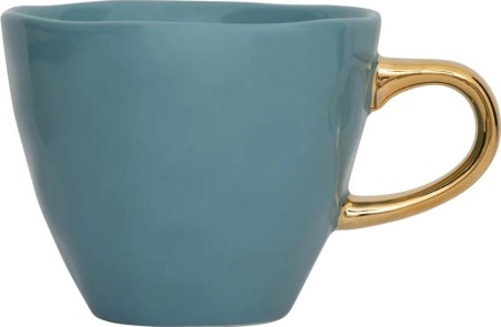 Tasse en porcelaine moyenne - Bleu turquoise