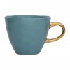 Tasse en porcelaine moyenne - Bleu turquoise