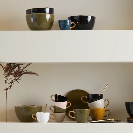 Tasse en porcelaine espresso - Kaki