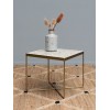 Table d'appoint Terrazzo et laiton