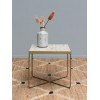 Table d'appoint Terrazzo et laiton