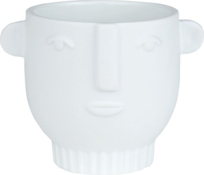 Cache pot visage - Homme