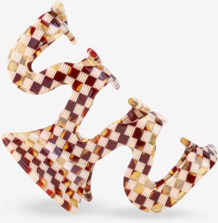 Barrette Grandes vagues - carreaux