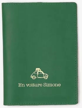 Etui papiers de voiture - Vert cactus