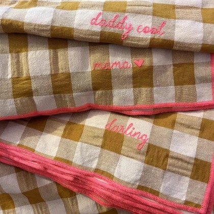 Serviette Vichy - Daddy cool