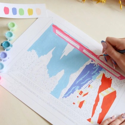 Kit de peinture au numéro - Naples