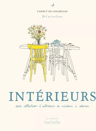 Carnet de coloriage - Intérieurs