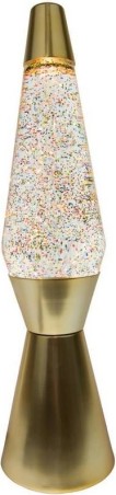 Lampe à paillettes - Doré