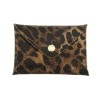 Pochette en cuir - Leopard