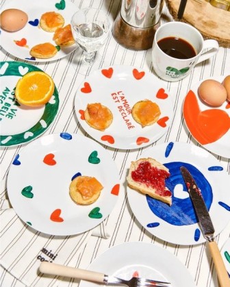 Assiette Coeurs