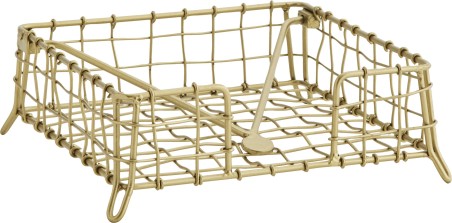 Porte-serviettes de table en laiton